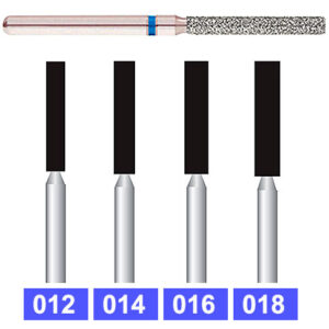 FRESA FG DIAMANTE MEDIO FISURA PUNTA PLANA. MDT