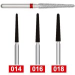 FRESA FG CONICA PUNTA REDONDA, DIAMANTE FINO. MDT