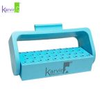 FRESERO PLASTICO (AZUL) P/26 FRESAS (ALTA). KARVIR