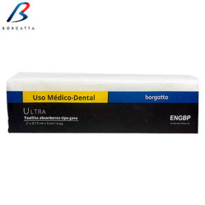 TOALLA TIPO GASA DE 5×5 CM. C/200 PZAS. BORGATTA