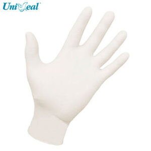 GUANTES DE NITRILO BLANCO C/50 PARES. UNISEAL