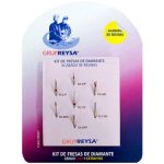 KIT C/7 FRESAS DE DIAMANTE P/ACABADO DE RESINA. GRUPREYSA