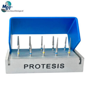 KIT C/10 FRESAS DE DIAMANTE P/PROTESIS. MDT