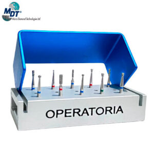 KIT C/10 FRESAS DE DIAMANTE DE OPERATORIA. MDT