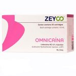 OMNICAINA (LIDOCAINA AL 2%) C/50 CARTUCHOS. ZEYCO
