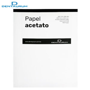 PAPEL ACETATO C/100 HOJAS. DENTAURUM
