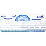 REGLA PROTACTOR P/MEDICION DE ANGULOS