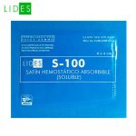 SATIN HEMOSTATICO. LIDES S-100