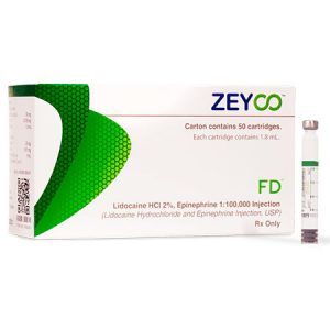 LIDOCAINA FD 2% C/50 CARTUCHOS PLASTICOS. ZEYCO